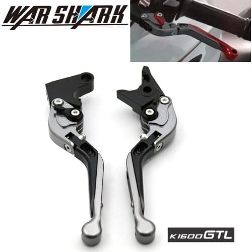 With logo for BMW K1600 GT GTL K 1600 GT/GTL 2017-2018 Motorcycle Accessories Adjustable Extendable Folding Brake Clutch Lever