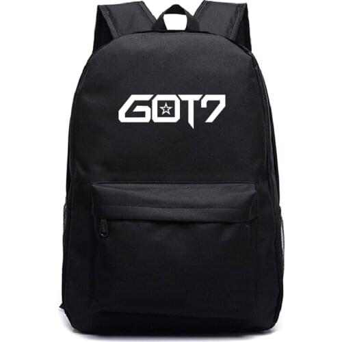 GOT7 Travel Backpack Students Boys Girls Bags Fashion New Pattern Schoolbag Teens Daily Backpack College Bag Book Mochila