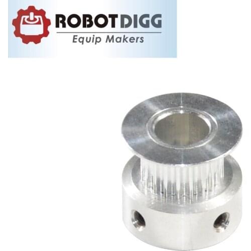 GT2/2GT Timing Pulley, 20 Teeth, 8mm Bore for 6mm width belts, GT2-20T-8B-6