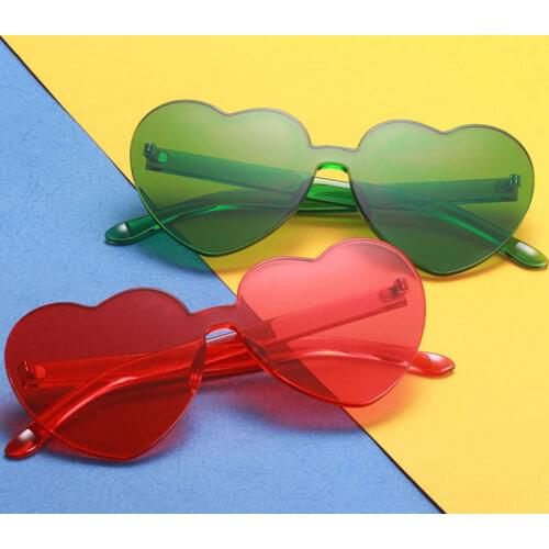 Sunglasses women UV400 sun glasses Heart Shape Solar Sun Glasses eyewear Oculos De Sol