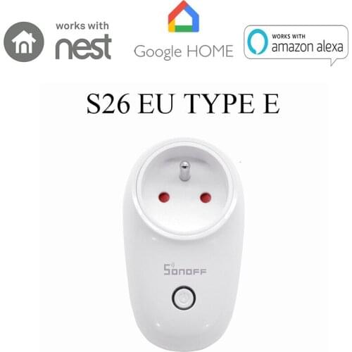 Sonoff Europe S26E Fund Wifi Intelligence Timing Long-range Switch Spirit Voice Intelligence Socket