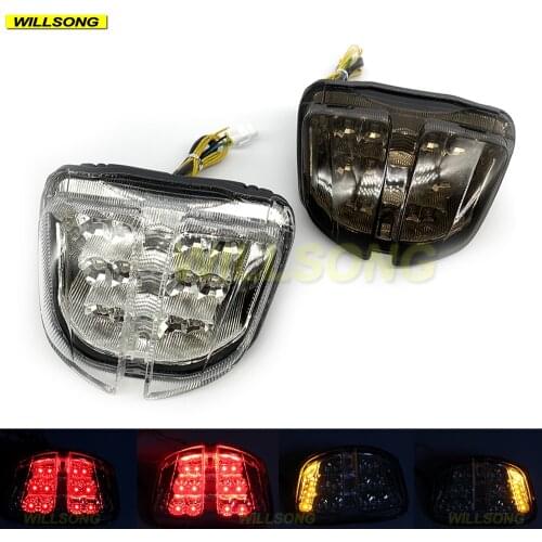 LED Rear Tail Brake Light Blinker Turn Signal Integrated Lamp For SUZUKI GSXR600 GSXR750 2006 2007 Year Motorcycle Lighting