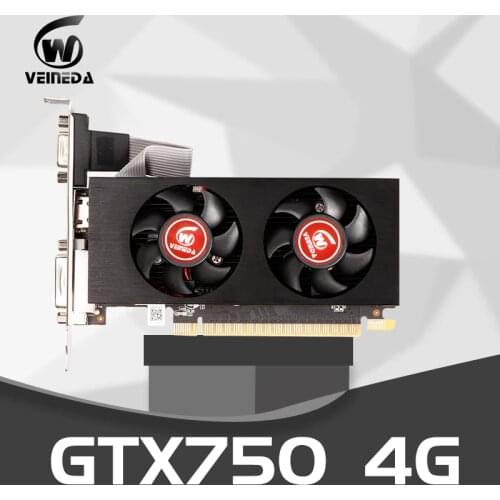 Video Card gtx 750 4GB 128Bit GDDR5 Graphics Cards GTX 750 4g for nVIDIA Geforce games VGA Card stronger than GTX750 2GB
