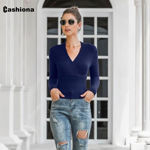 Knitting Sweater Womens Clothing Slim Waist Autumn New Femme Long Sleeve Jumper Pullovers Sweaters 2020 Fashion Tops Streetwear