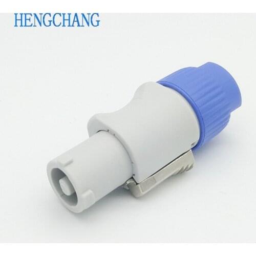 1pcs 3pole 250V 20A Powercon for NAC3FCA AC Cable Speak-ON Connector Speaker Chassis Adapter powercon male plug white colour