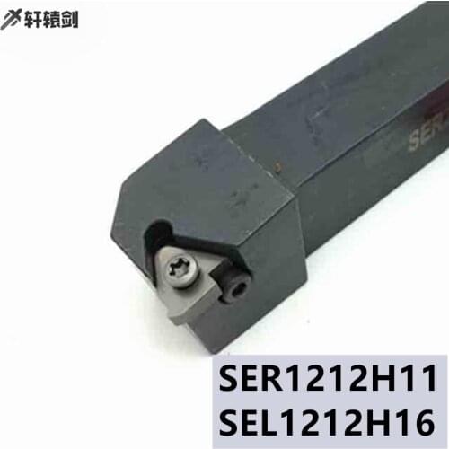 1PC SER 1212H11 1212H16 SEL Lathe Threaded Cutting Tool Inaerts SER SEL 1010H11 For 11ER 11IR
