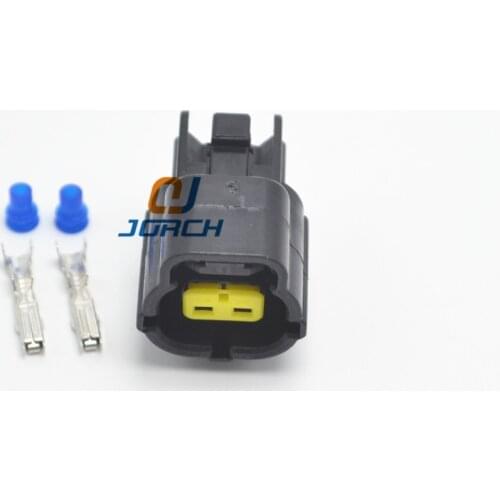 10sets 2pin Automotive Mazda RX7 FD Intake Air Temp (IAT) Water Temperature Sensor plug Connector 174352-2