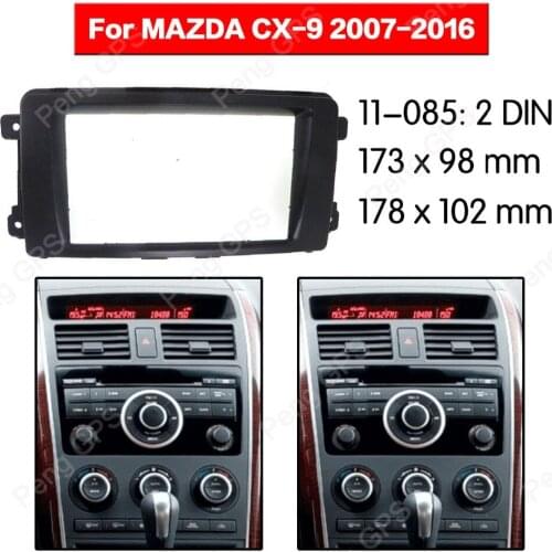 2 din Car Radio stereo Fitting Fascia DVD Player installation facia dash kit For MAZDA CX-9 2007-2016 frame Face Plate Car trim