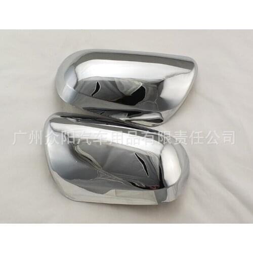 2pcs ABS Chrome Car Side Door Rear View Mirror Cover For Toyota Yaris 2003-2006 Wish 2003-2007 Prius 2003-2008