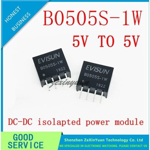 20PCS B0505S-1W B0505S DC-DC SIP4 New original
