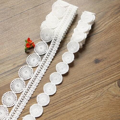 5CM Wafer lace Lace High Quality 100% Cotton Lace Fabric Free Shipping