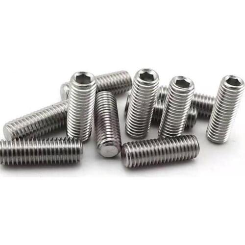 540Pcs M2-M8 Flat-end Screw Standards Compliant High Hardness Multiple Models Wide Use Flat-end Machine Screws Set for Workshop