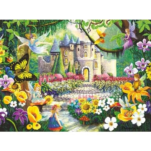 A18900 11CT/14CT/18CT/25CT/28CT oil street patterns Counted Cross Stitch DIY Cross Stitch Kits Embroidery Needlework Sets