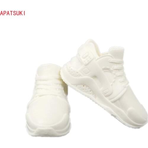 White Fashion Shoes for Ken Boy Dolls Sports Shoes Basketball Sneakers for Barbies Boyfriend Ken 1/6 Doll Accessories Toys