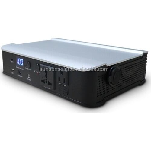 China wholesale lithium battery 300W AC 110V/220V use all in one portable solarpanel system home