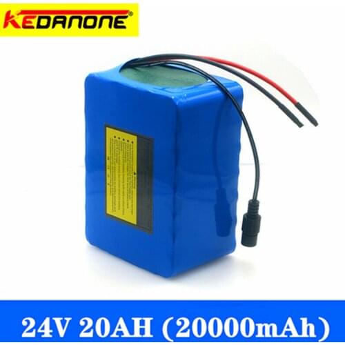 Kedanone 6S6P 24V 20Ah 25.2V lithium battery pack batteries for electric motor bicycle ebike scooter wheelchair cropper with BMS