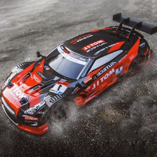 MO11 1/18 RC Car Racing Drifting Car With Super Power System 28km/h 4WD High Speed Two Types Tires Kids Gift RTR