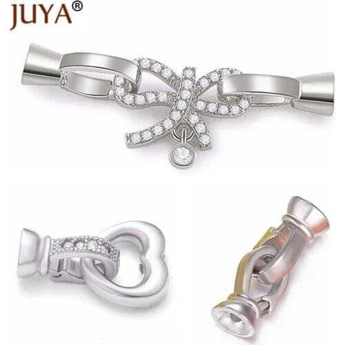 Fashion Beads End Cap Fastener Hooks Clasps Accessories For Making Beaded Bracelet Necklace Fittings Components