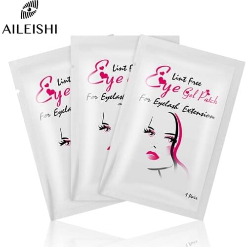 10/50/100 PCS Patches for Eyelash Extension Paper Stickers Under Eye Pads Lint Free Hydrating Hydrogel Patches for False Eyelash
