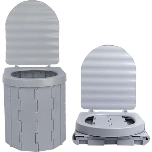 Portable Folding Camping Toilet Water Protective Widely Use Travel Urinal For Hiking Long Rides Traffic Multiple Functions