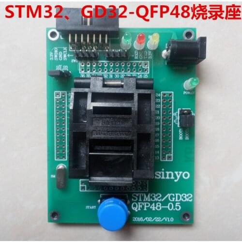 QFP64 , STM32 , GD32 burner seat, programming seat test seat burner seat