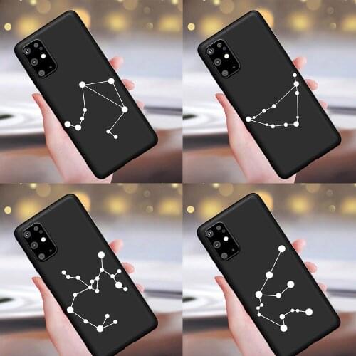 New Twelve Constellations Space Luxury for Samsung Galaxy S7 Edge S8 S9 S10e S20 S21 Note 8 9 10 20 Ultra Plus Phone Case Coque