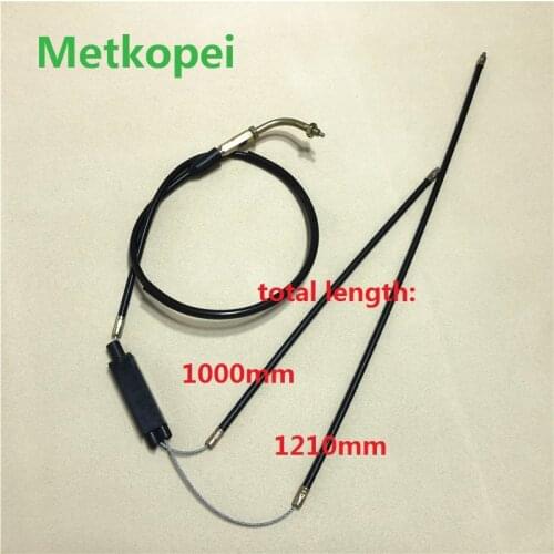 Motorcycle AX100 throttle cable wire line for Suzuki 2 stroke 100cc AX 100 transmission parts length 121cm