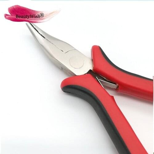 1Pcs Curving Head with Teeth Hair Extension Plier