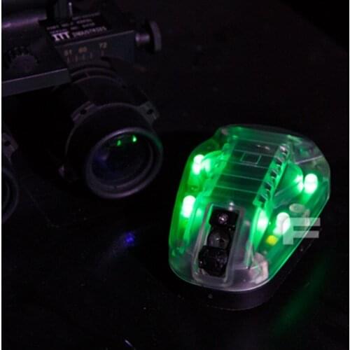 Airsoft Hel-Star 6 GEN III Helmet Signal IR Green/Red Strobe Flash light Helmet Light Tactical Military Waterproof Survival Lamp