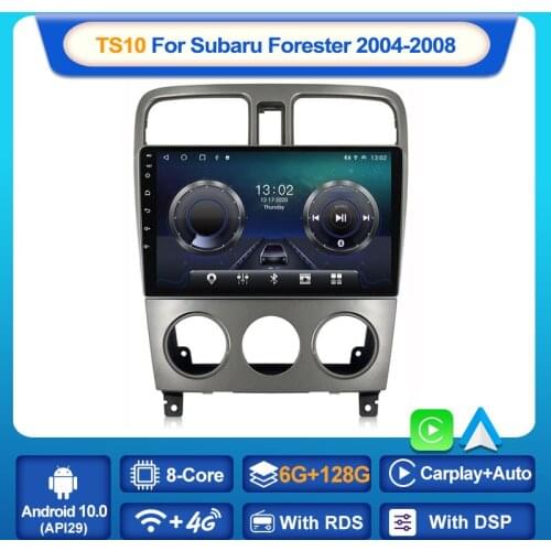 MEKEDE 6G+128G Car Radio for Subaru Forester SG 2002-2008 Android 10 Multimedia Video DVD Player GPS Navigation 2 Din Autoradio