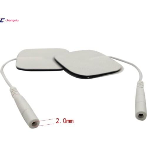 Freeshpping - Newest 200PCS 40*40MM Square Self Adhesive TENS machine Electrode Pads. Long lasting