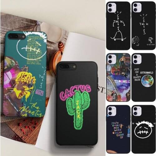 Cactus Jack Travis Scott Hiphop Phone Case Fundas Shell Cover For Iphone 6 6s 7 8 Plus Xr X Xs 11 12 13 Mini Pro Max