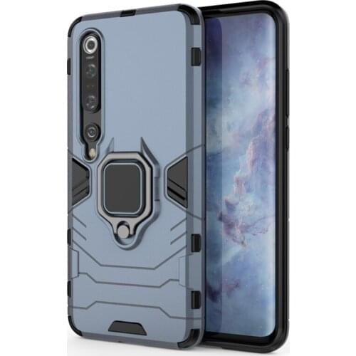 100pcs Magnet Suction Armor Hard Case Kickstand Cover Shockproof With Stand For Xiaomi Mi 11 Ultra 10i 10S Note 10 Pro 10T Lite