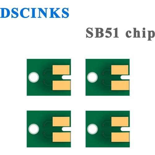 4 PCS SB51 Water Based Ink Cartridge Chip for Mimaki JV3 JV5 Printer Pigment Ink Permanent Chip