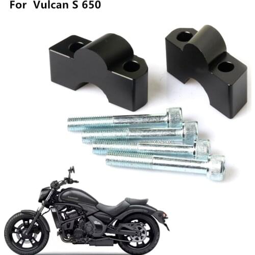 For KAWASAKI Vulcan S650 VN650Motorcycle Handlebar Riser Up Backs Moves Bracket Kit Handle Bar Riser Mount Clamp