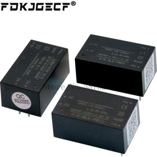 HLK-PM01 HLK-PM03 HLK-PM12 AC-DC 220V to 5V/3.3V/12V mini power supply module,intelligent household switch power supply module