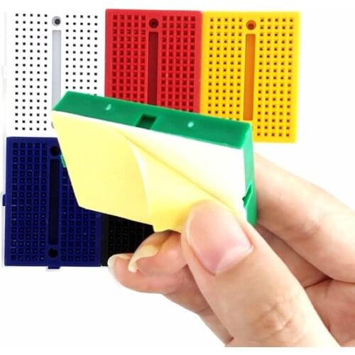 SYB-170 Mini Solderless Prototype Experiment Test Breadboard 170 Tie-points 35*47*8.5mm for arduino diy kit