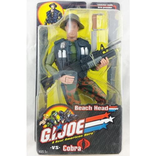 Hasbro G.I.JOE Special Forces Beach Head 12-inch Soldier Movable Doll Joint Movable Toys