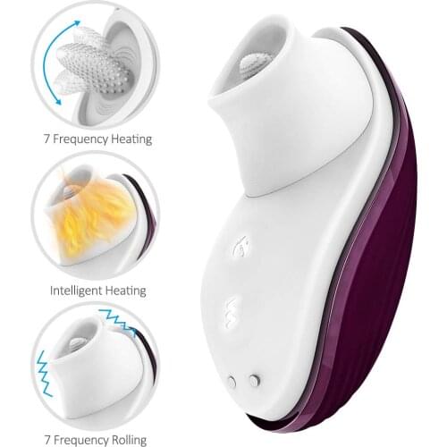 Clitoris Tongue Sex Vibrator Nipple Sucker massage egg Vibrators Clitoris Stimulator Adult Sex Toys for Women