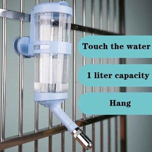 Pet Feeder for Large Dogs Large Capacity Non-wet Mouth Dog Drinking Water For Large Dogs Automatic Hanging Water Feeding Kettle