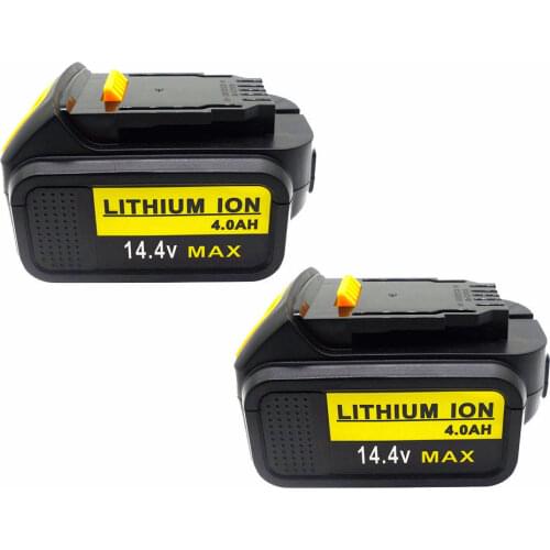 14.4V 4.0Ah Li-Ion Power Tool Replacement Battery for Dewalt :DCB140 DCB141-Xj