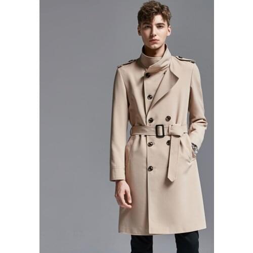 Мужские двубортные пальто Minglu China At AliExpress