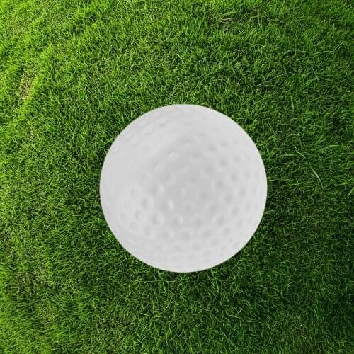 20pcs indoor exercise ball golf professional practice hollow ball - White