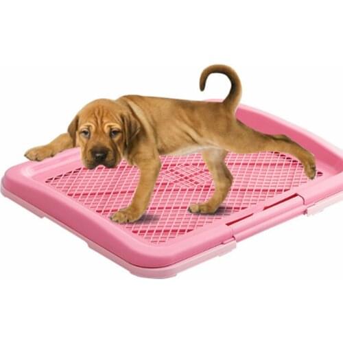Portable Pet Dog Lattice Toilet Potty Pet Dog Cat Sand Box Puppy Puppies Tray Training Toilet Easy to Clean Pet Supplies
