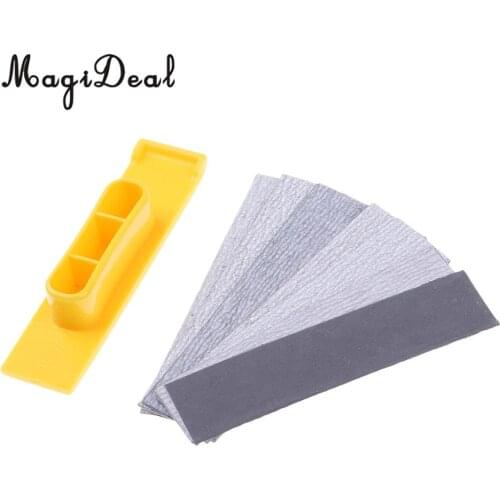 Professional Hobby Model Tools Polishing Sander w/ 7 Type Sandpapers for Plane Gundam DIY Accessories