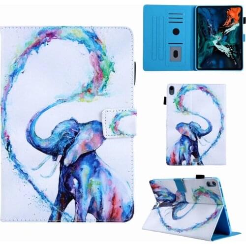 Lovely Kids Cartoon PU Leather For Ipad Pro 11" Case 2018 Flip Smart Sleep/Wake up Tablet Protective Shell Stand Cover Coque+Pen