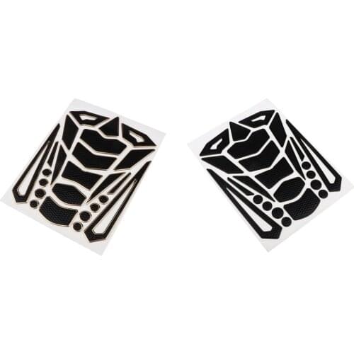 Heavy Duty Gas Tank Protecor Motorcycle Gas Tank Pad FOR Motorcycles Universal, (Golden/Black)