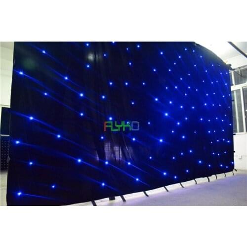 Led star curtain/ stage led indoor curtain