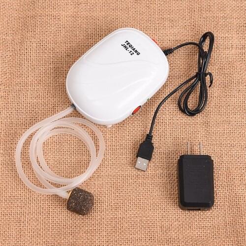 Outdoor Oxygen Pump Aquarium Oxygenator Air Pump Silent USB Fish Oxygen Air Pump Fishing Tackle Accessories Pesca