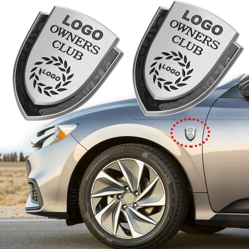 OWNERS CLUB Badge Rear Window Sticker For HONDA Fit CITY Accord HRV Crider Inspire Vezel Pilot XRV Prelude Elysion Accessories